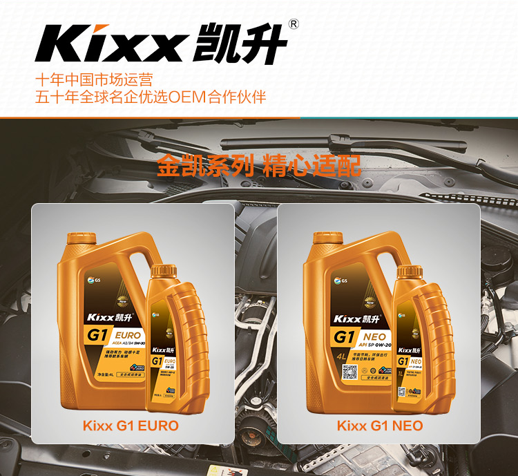 GS (Kixx) 凱升G1 NEO 全合成機(jī)油 SP級(jí) 0W-20 金凱系列 4L-第8張圖片-鄭州市冠恒貿(mào)易有限公司【官方網(wǎng)站】-車用潤(rùn)滑油服務(wù)專家